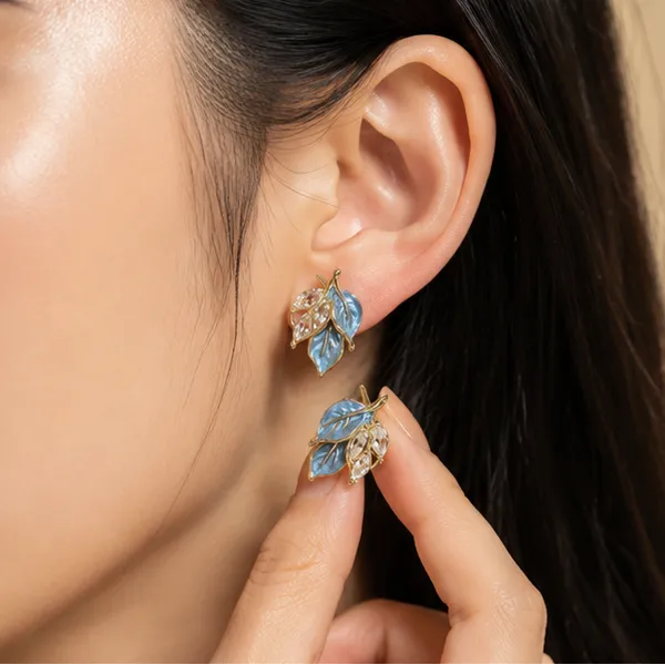 Sky_Blue_Enamel_Crystal_Trefoil_Stud_Earrings