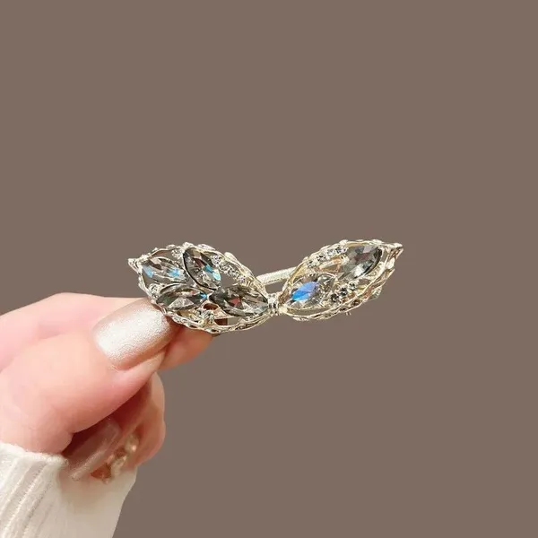 Smokey_Quartz_Crystal_Leaf_Filigree_Hair_Barrette