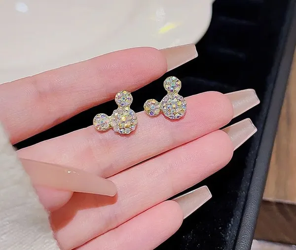 Rainbow_Crystal_Mouse_Stud_Earrings_Pav_Gold_Tone