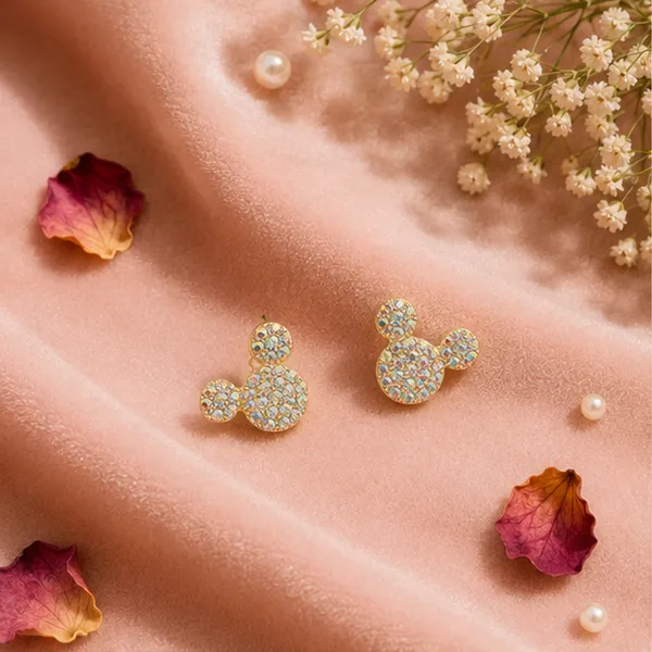 Rainbow_Crystal_Mouse_Stud_Earrings_Pav_Gold_Tone