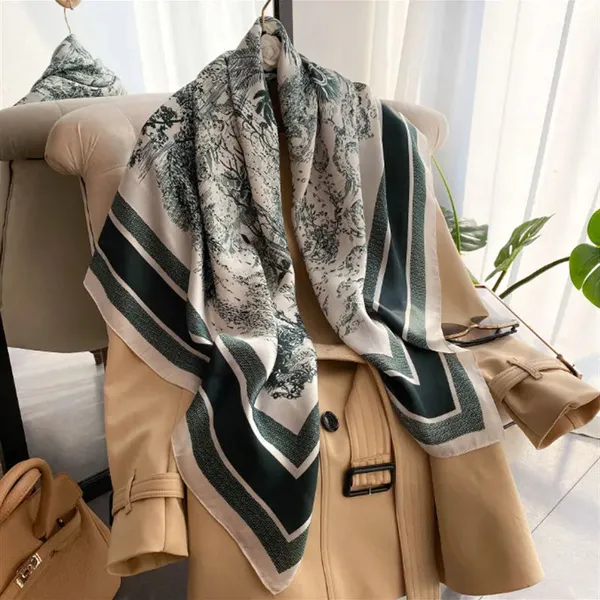 Midnight_Porcelain_Satin_Scarf_Blue_Ivory_Print_Green
