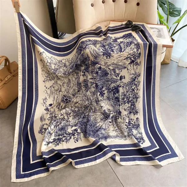 Midnight_Porcelain_Satin_Scarf_Blue_Ivory_Print_Blue