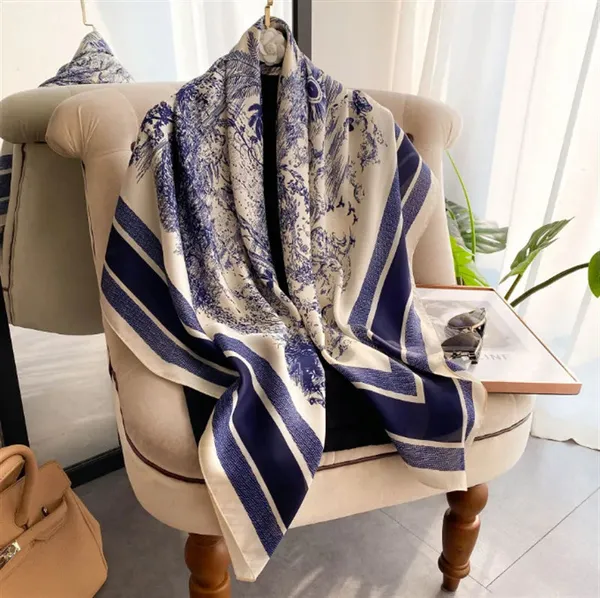 Midnight_Porcelain_Satin_Scarf_Blue_Ivory_Print_Blue