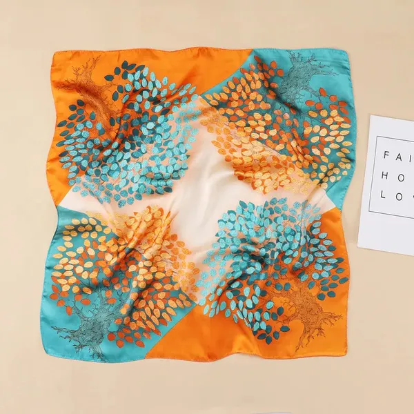 Satin_Scarf_Orange_Blue