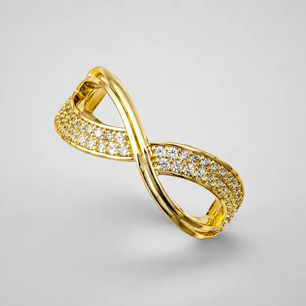 Cz_Infinity_Band_Ring_Gold_Tone_Stainless_Steel_For_Women