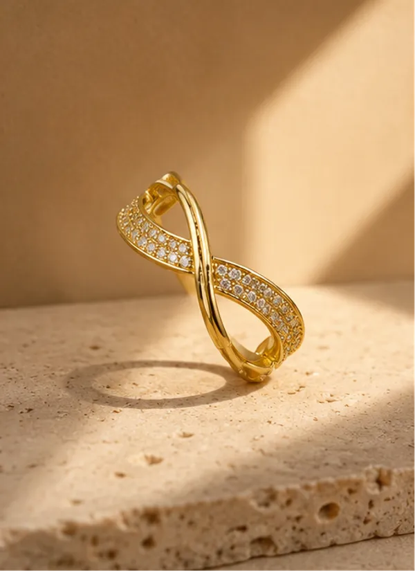 Cz_Infinity_Band_Ring_Gold_Tone_Stainless_Steel_For_Women