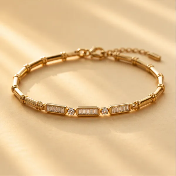 Gold_Plated_Bamboo_Chain_Bracelet_With_Glass_Stone_Accents