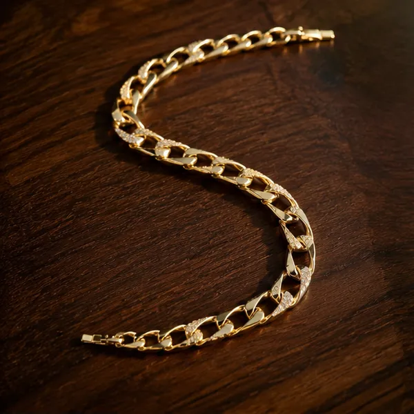 Gold_Chain_Bracelet_With_Cz_Stones_For_Women