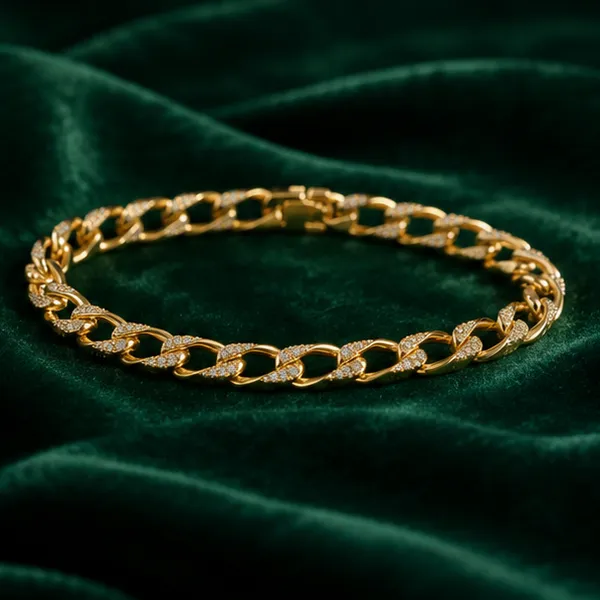 Gold_Chain_Bracelet_With_Cz_Stones_For_Women