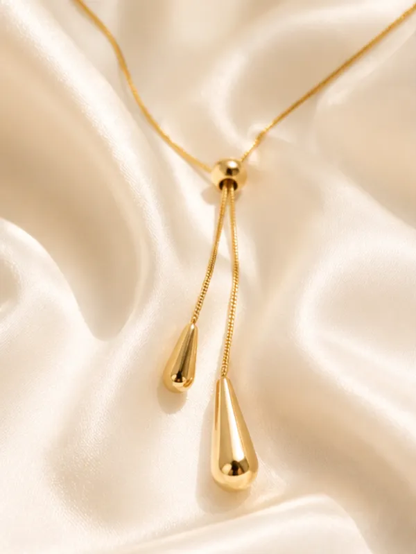 18k_Gold_Plated_Liquid_Waterdrop_Lariat_Necklace_Adjustable_Bolo_Y_Necklace