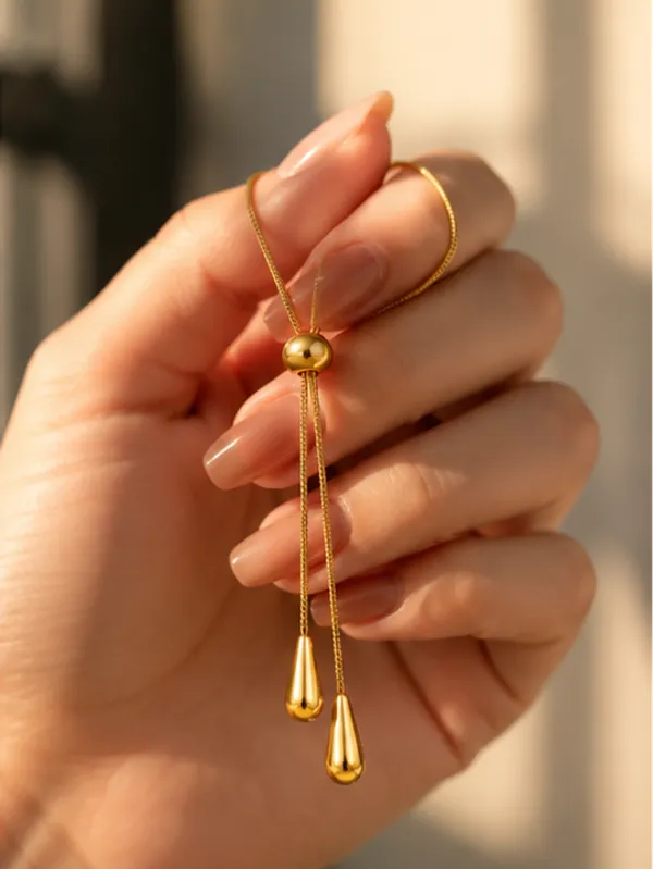 18k_Gold_Plated_Liquid_Waterdrop_Lariat_Necklace_Adjustable_Bolo_Y_Necklace