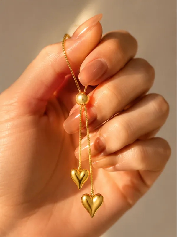 18k_Gold_Plated_Double_Heart_Lariat_Necklace_Anti_Tarnish_Adjustable_Bolo_Chain
