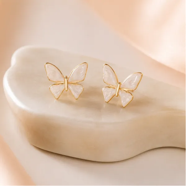 Pearl_White_Butterfly_Stud_Earrings_Gold_Tone_Daily_Wear