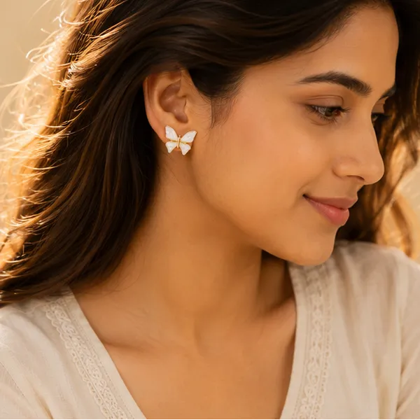 Pearl_White_Butterfly_Stud_Earrings_Gold_Tone_Daily_Wear