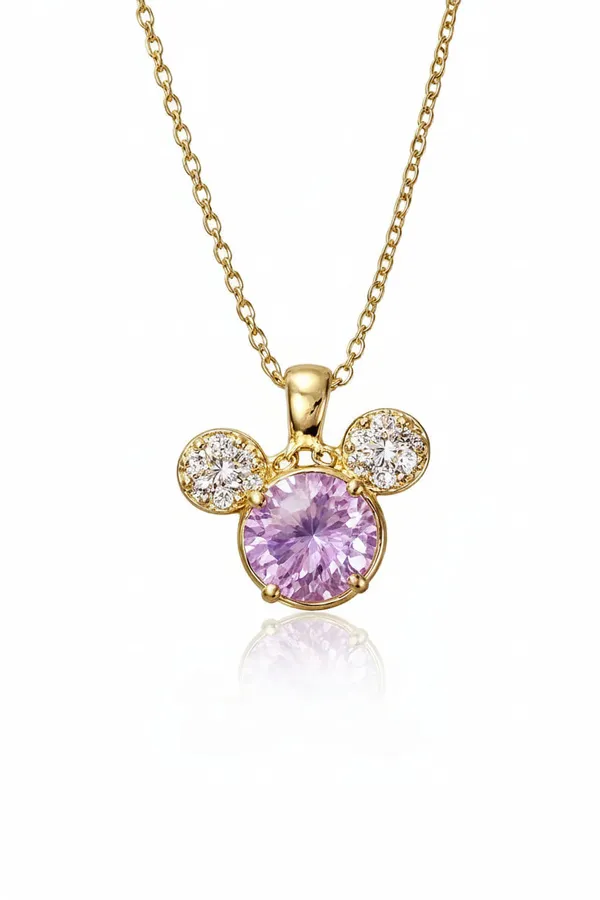 Purple_Amethyst_Trio_Cluster_Pendant_Necklace_Gold_Tone_For_Women