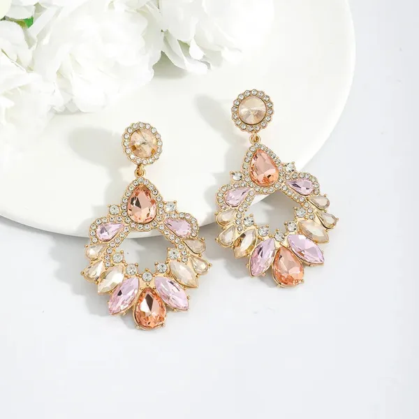 Floral_Crystal_Statement_Earrings_Bridal_Wear_For_Women
