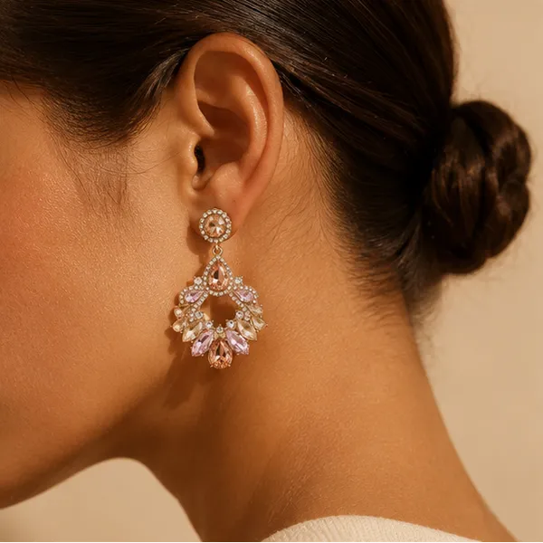 Floral_Crystal_Statement_Earrings_Bridal_Wear_For_Women