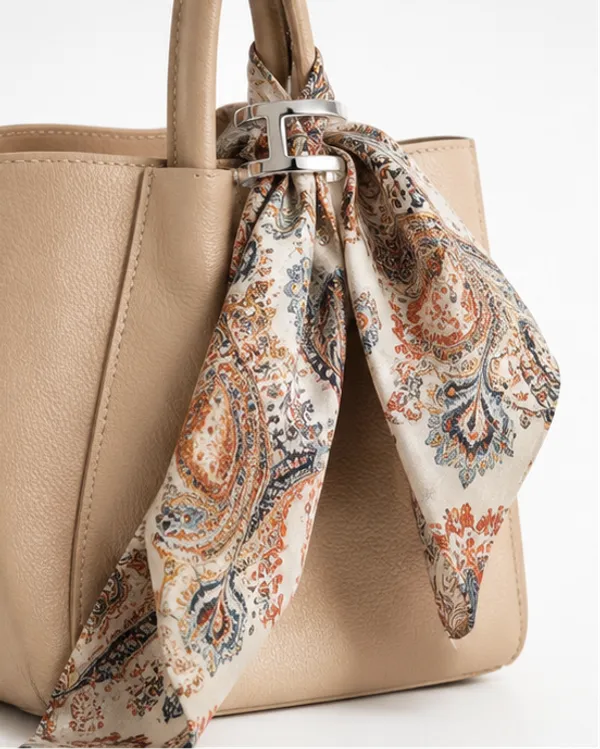 H_Shape_Scarf_Ring_Gold_Tone_Alloy_Rosegold