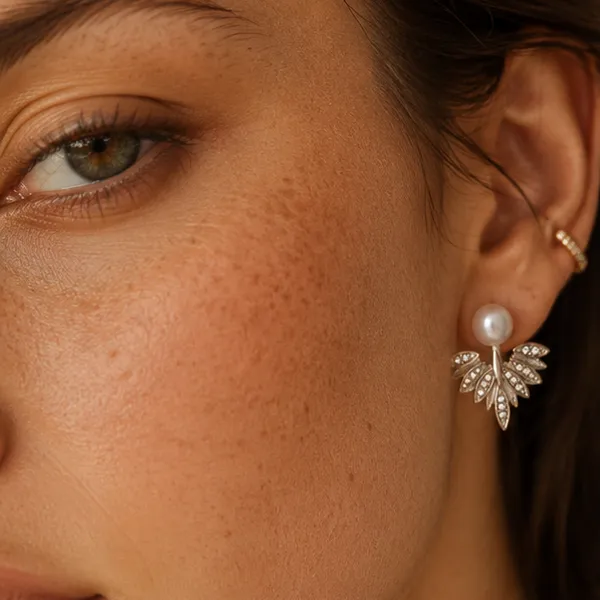 Pearl_Leaf_Ear_Jacket_Earrings_Party_Wear_For_Women