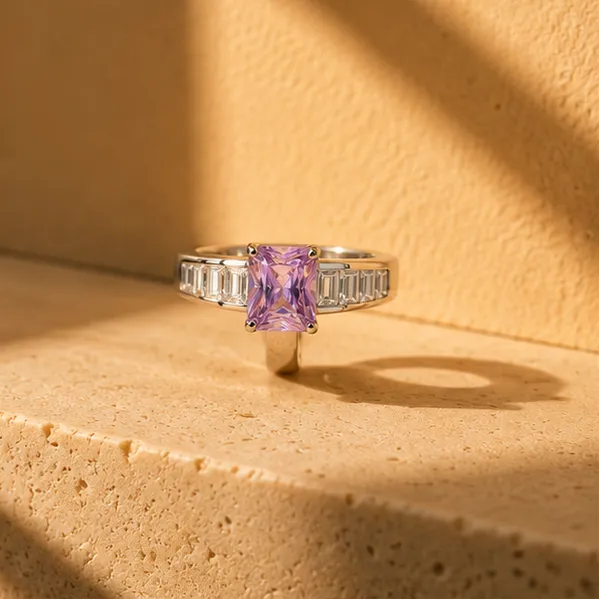 Amethyst_Hue_Baguette_Ring_Rhodium_Plated_For_Women