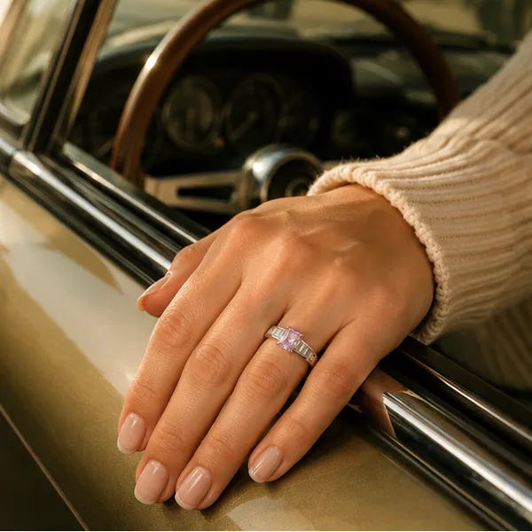 Amethyst_Hue_Baguette_Ring_Rhodium_Plated_For_Women