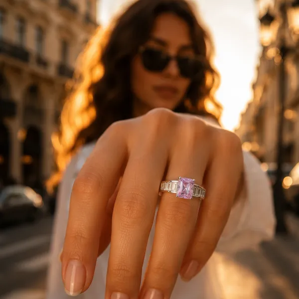 Amethyst_Hue_Baguette_Ring_Rhodium_Plated_For_Women