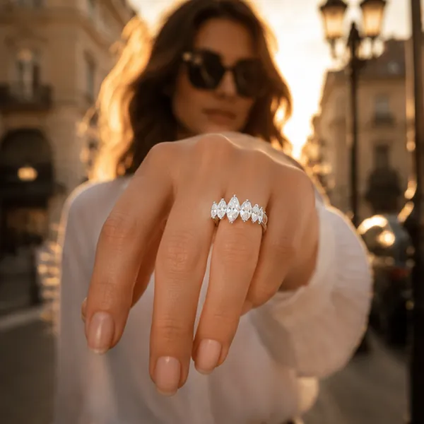 Marquise_Cluster_Ring_Rhodium_Plated_For_Women