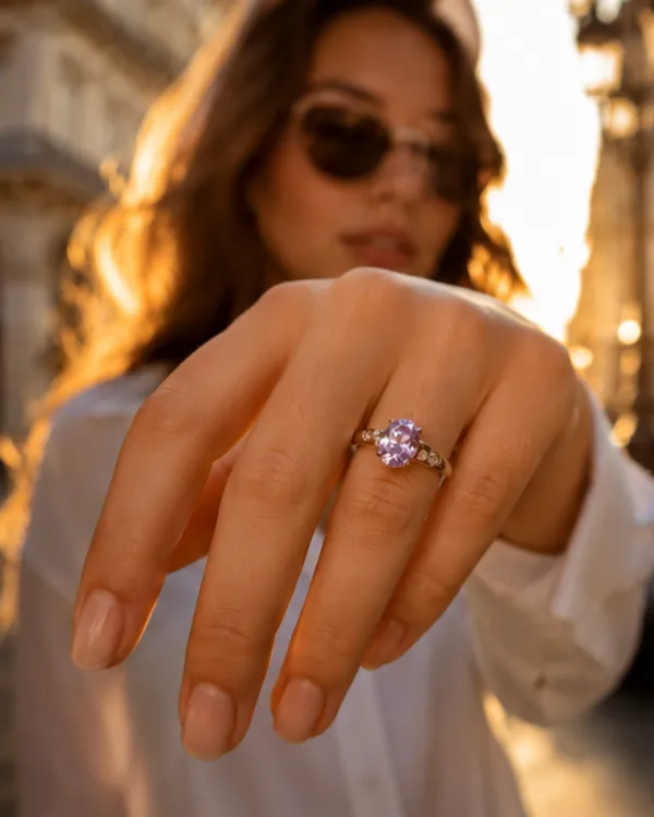 Amethyst_Hue_Oval_Cluster_Ring_Rhodium_Plated_For_Women