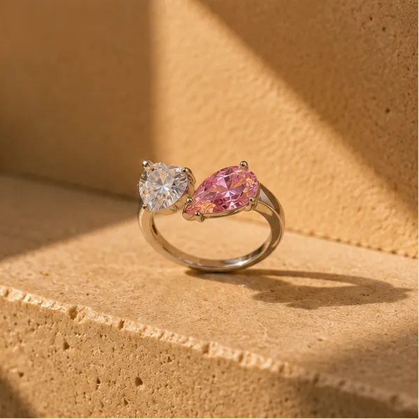 Toi_Et_Moi_Heart_Pear_Ring_Rhodium_Plated_For_Women