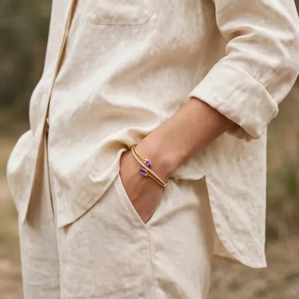 Tulip_Kada_Bracelet_For_Women_Purple_Cz_Gold_Bangle