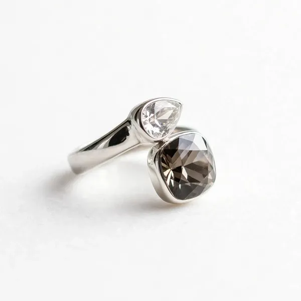 Two_Tone_Crystal_Ring_Clear_Smoky_Brown_Open_Ring_For_Women