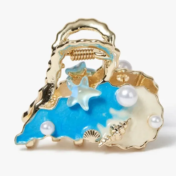 Ocean_Starfish_Pearl_Claw_Clip_Gold_Hair_Clip_For_Women
