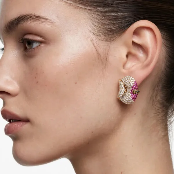 Pave_Stud_Earrings_Statement_Party_Wear_For_Women