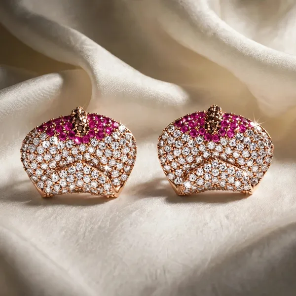 Pave_Stud_Earrings_Statement_Party_Wear_For_Women
