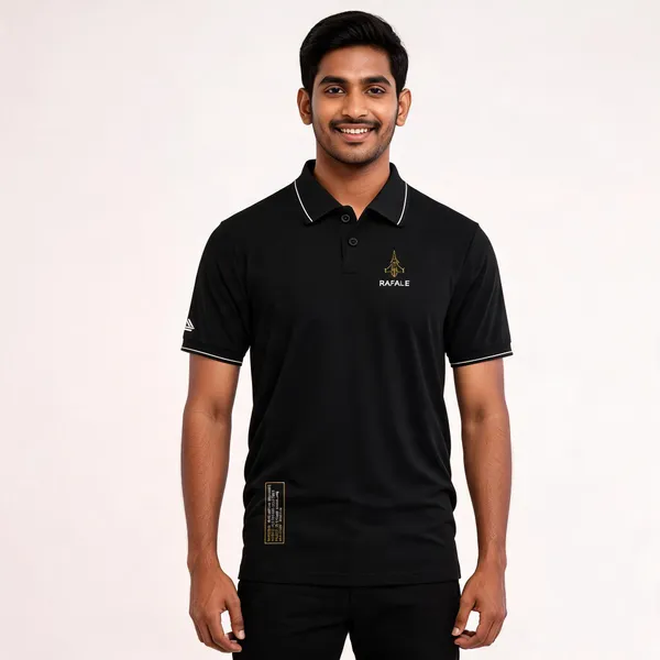 Black_Cotton-Lycra_Regular_Fit_Rafale_Multirole_Fighter_Polo_T-Shirt_For_Men