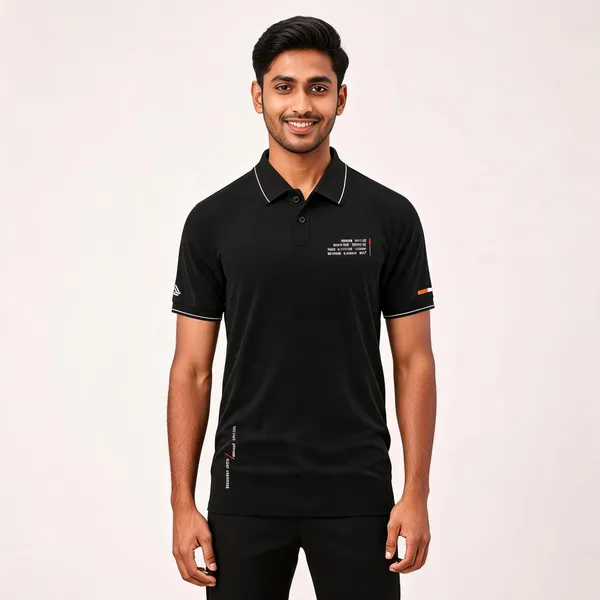 Black_Cotton-Lycra_Regular_Fit_Polo_T-Shirt_For_Men