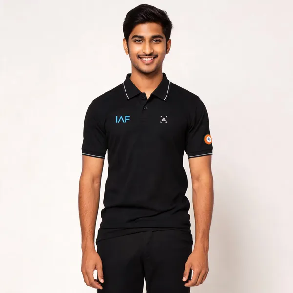 Black_Cotton-Lycra_Regular_Fit_Iaf_Prestige_Polo_T-Shirt_For_Men