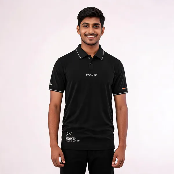 Black_Cotton_Blend_Regular_Fit_Para_Sf_Red_Devils_Polo_T-Shirt_For_Men