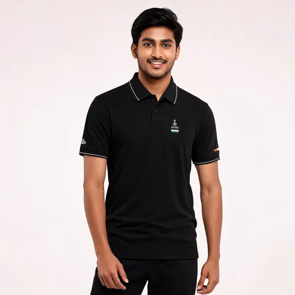 Black_Cotton_Regular_Fit_Naval_Command_Polo_T-Shirt_For_Men