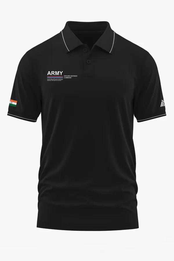 GROUND_DEFENCE_COMMAND_POLO_T-SHIRT_-_Black,_XXL