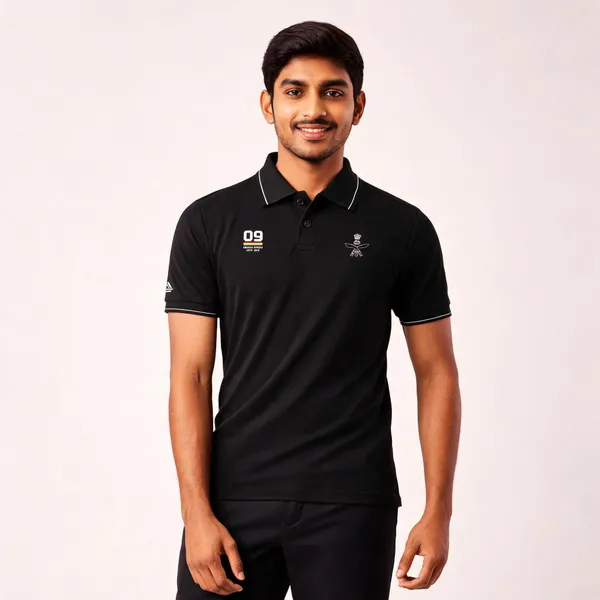 Black_Cotton-Lycra_Regular_Fit_Polo_T-Shirt_For_Men