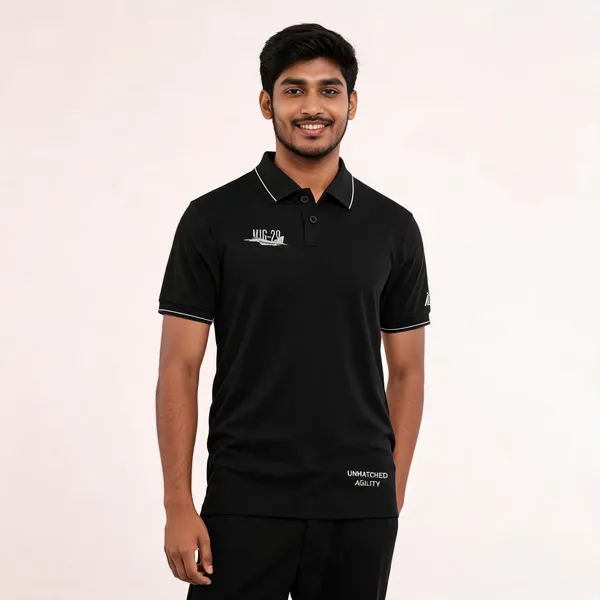 Black_Cotton-Lycra_Regular_Fit_Polo_T-Shirt_For_Men