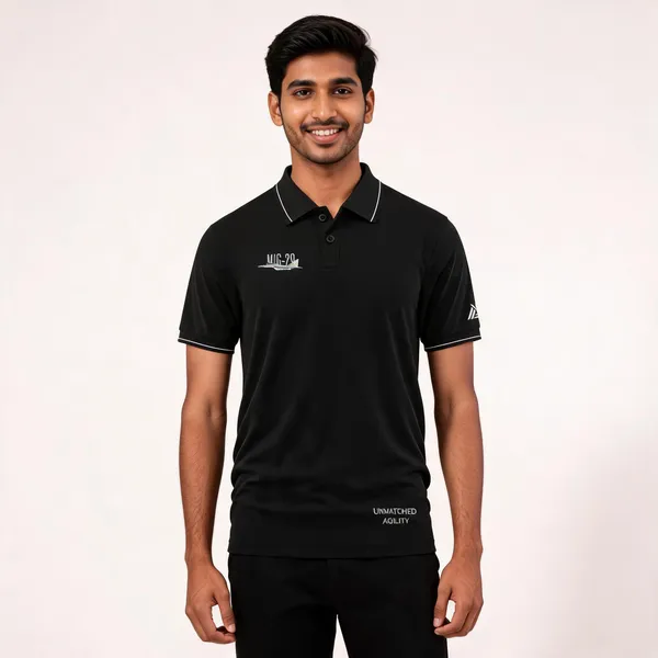 Black_Cotton-Lycra_Regular_Fit_Polo_T-Shirt_For_Men