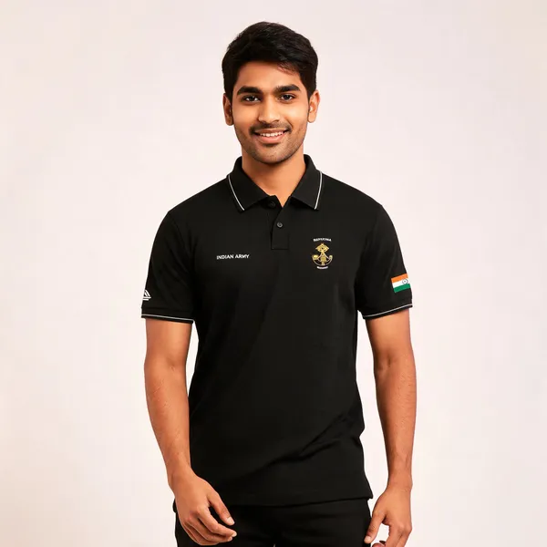 Black_Cotton_Blend_Regular_Fit_Polo_T-Shirt_For_Men