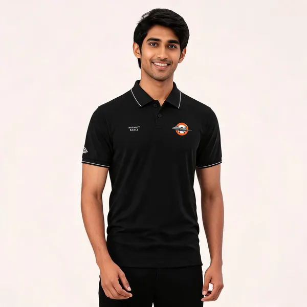 Black_Cotton_Blend_Regular_Fit_Dassault_Rafale_Polo_T-Shirt_For_Men