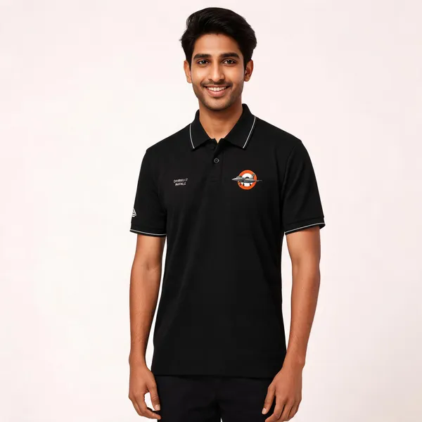 Black_Cotton_Blend_Regular_Fit_Dassault_Rafale_Polo_T-Shirt_For_Men