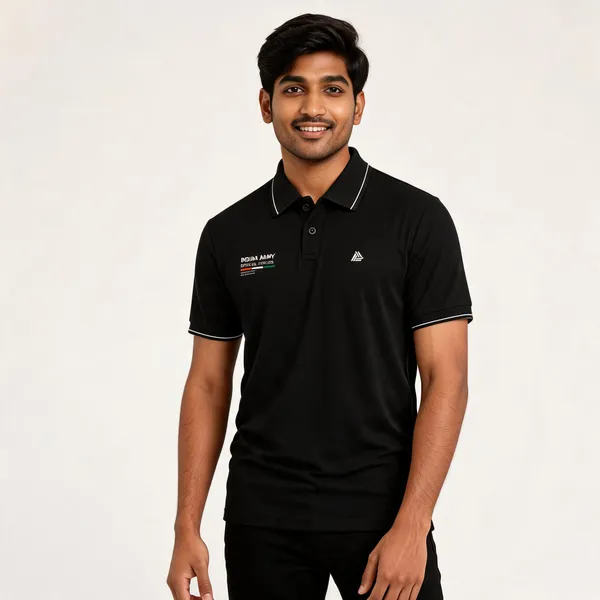 Black_Cotton_Blend_Regular_Fit_Army_Special_Forces_Polo_T-Shirt_For_Men