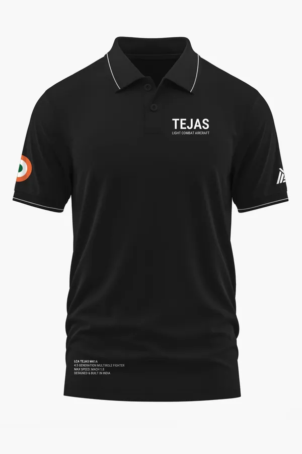 LCA_TEJAS_MK1A_POLO_T-SHIRT_-_Black,_XXL