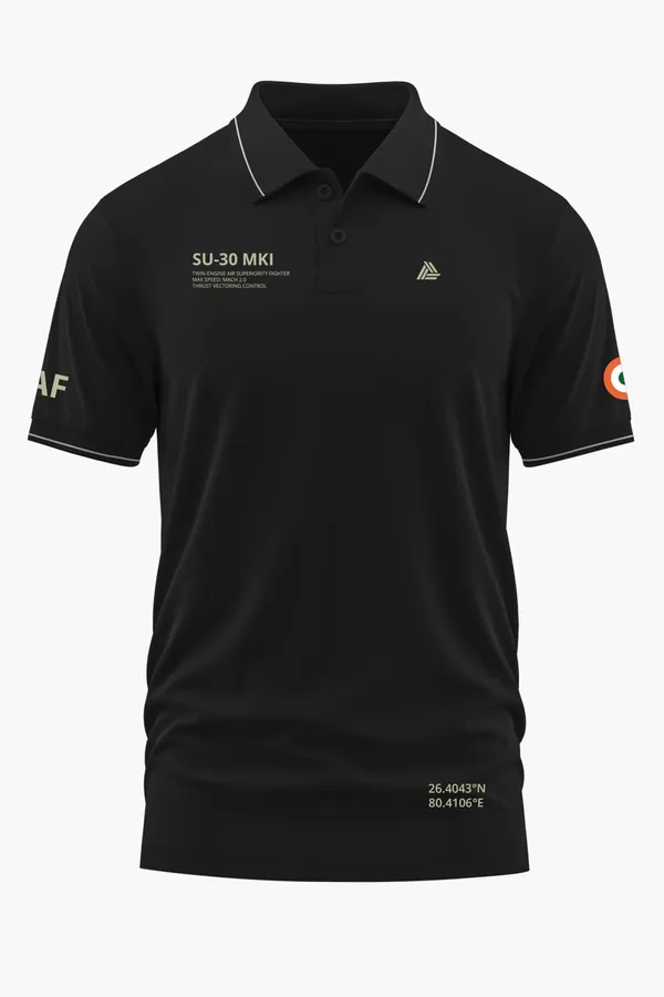 SU-30_MKI_POLO_T-SHIRT_-_Black,_XXL