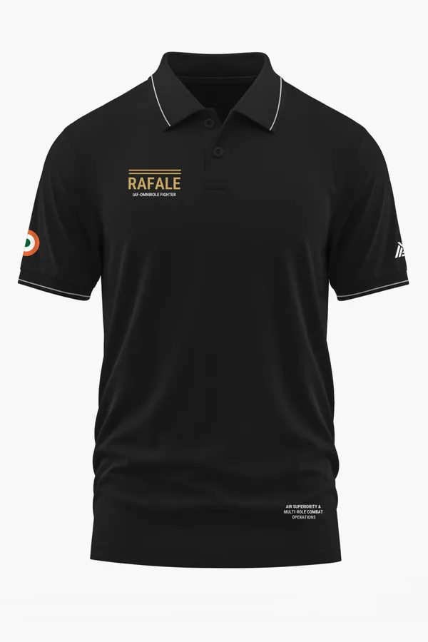 RAFALE_OMNIROLE_AIRCRAFT_POLO_T-SHIRT_-_Black,_XXL